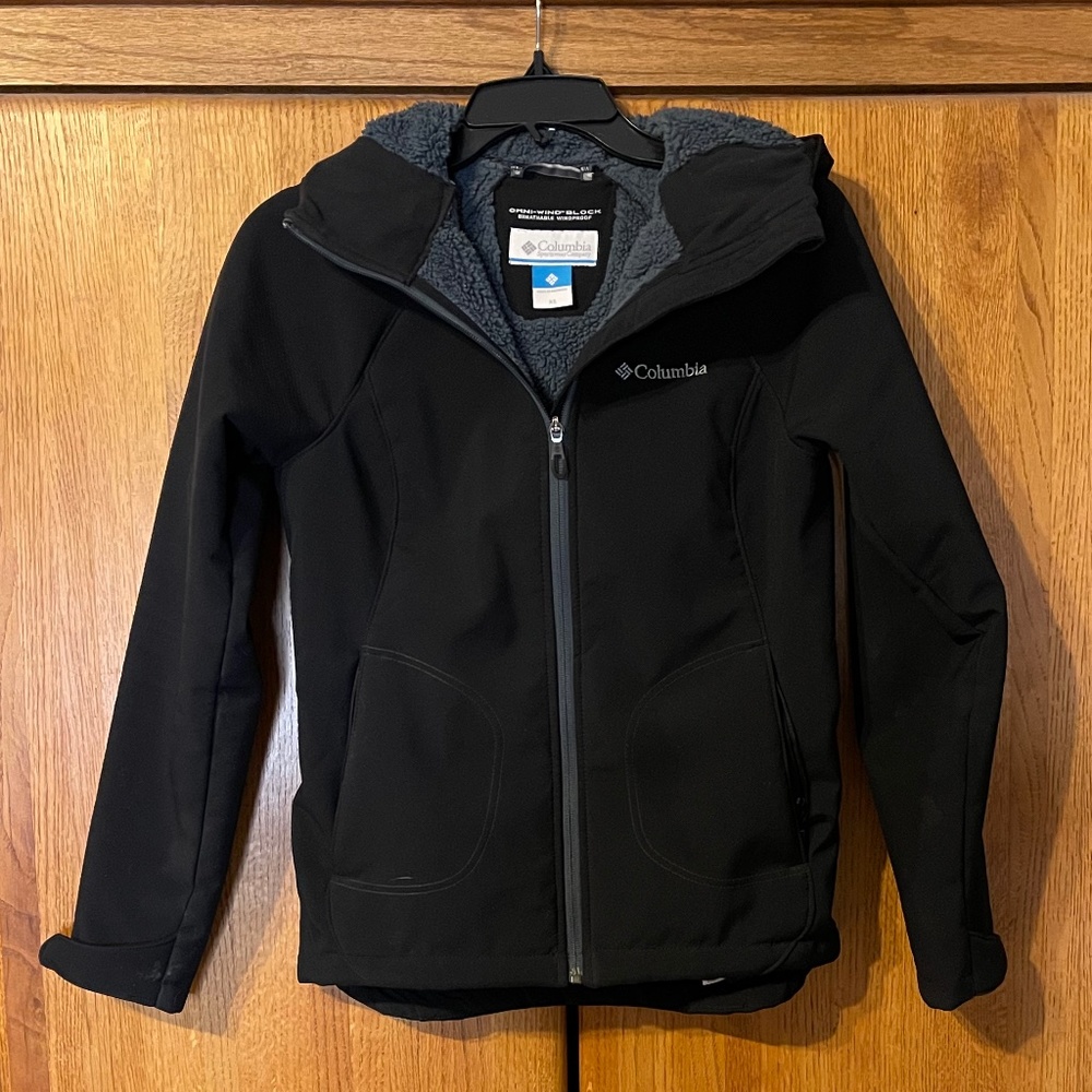 Columbia Omni-Wind Women's Phurtec II Softshell Black Jacket X Small